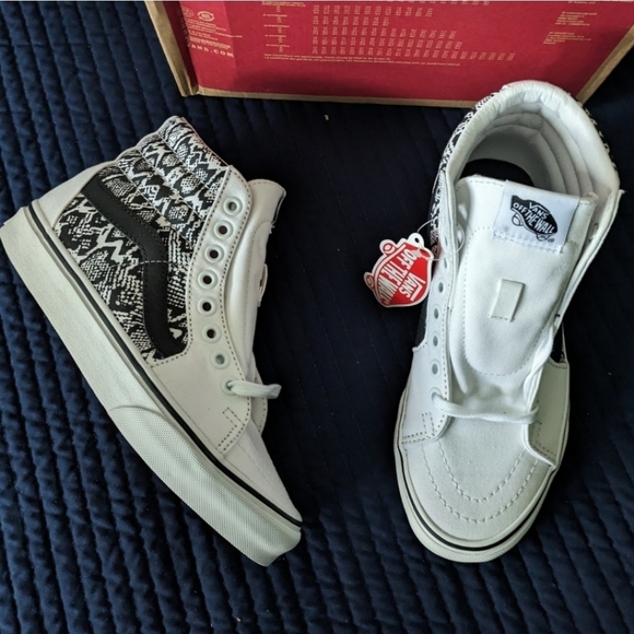 Vans Off The Wall Sk8-Hi ‘Python’ Womens 5.5 VN0A4U3CWTQ (2019) 052025 - Picture 2 of 9